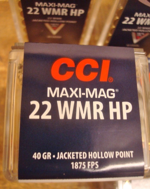 CCI - .22 Magnum 40 Grain Maxi Mag - 50 Rounds 0024