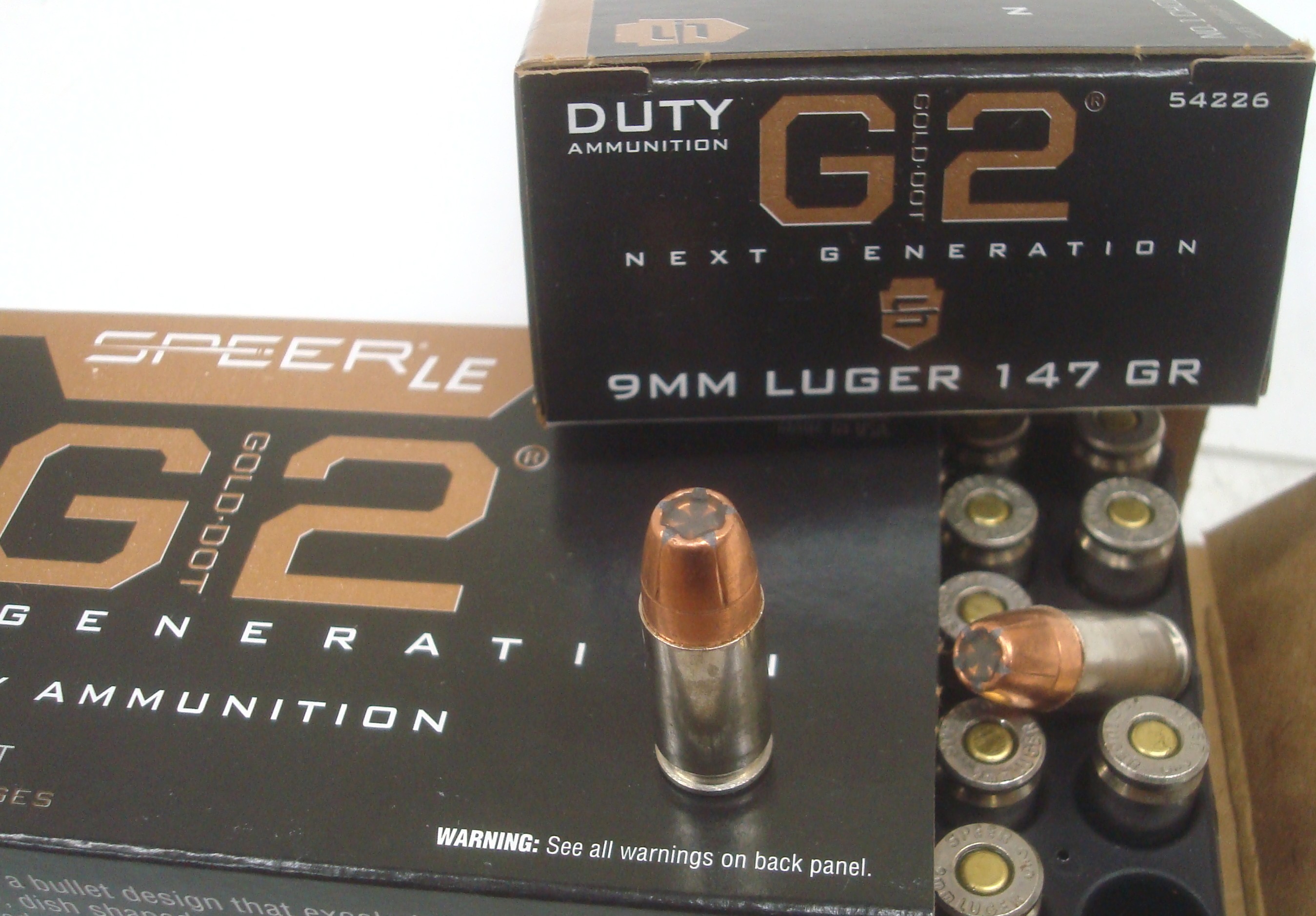 Speer 9mm Gold Dot 147 grain GDHP NEW G2 DUTY Ammo 54226